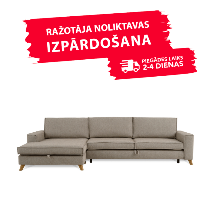 Sofa COPENHAGEN SLEEPING (Kairysis kampas, ištraukiamas) (Pelėsinis) Sofa COPENHAGEN SLEEPING (Kairysis kampas, ištraukiamas) (Pelėsinis)